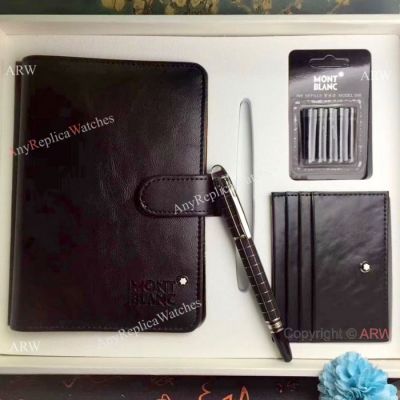 High Quality Mont blanc Notebook & Fountain Pen Set